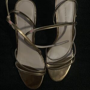 Gold heels